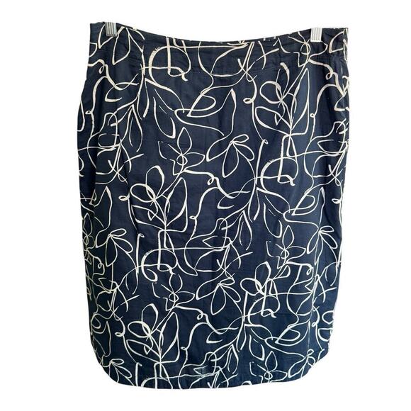 Seasalt Navy Paint Pot Skirt Linear Meditations Inkwell 10 Coastal Preppy Prep - Picture 4 of 10